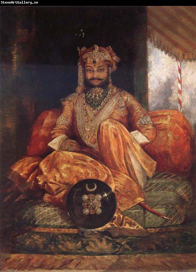 George Landseer His Highness Maharaja Tukoji II of Indore